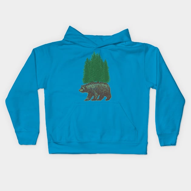 The Nature Walk Kids Hoodie by nickv47